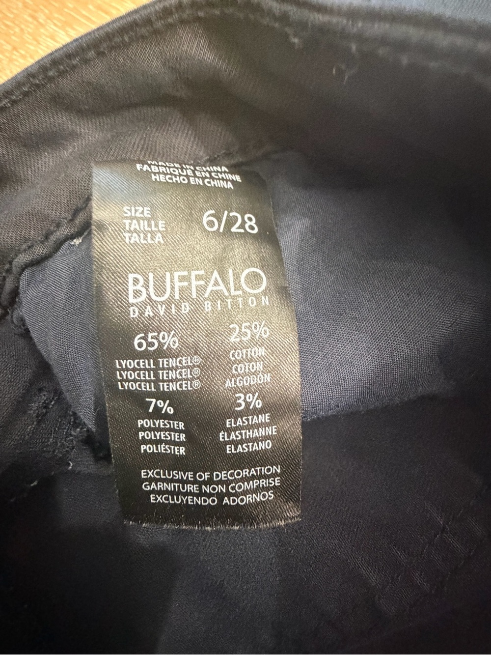 Buffalo David Bitton High-Rise Midnight Blue Skinny Jeans - Picture 6 of 7